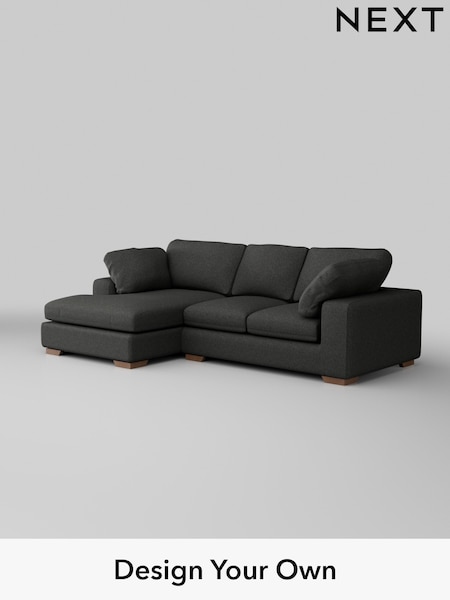 Tweedy Blend Easy Clean/Charcoal Grey N Premium The Snuggle Grand (W45026) | £2,475