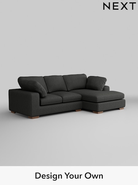 Tweedy Blend Easy Clean/Charcoal Grey N Premium The Snuggle Grand (W45026) | £2,475