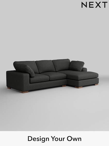 Tweedy Blend Easy Clean/Charcoal Grey N Premium The Snuggle Grand (W45026) | £2,575