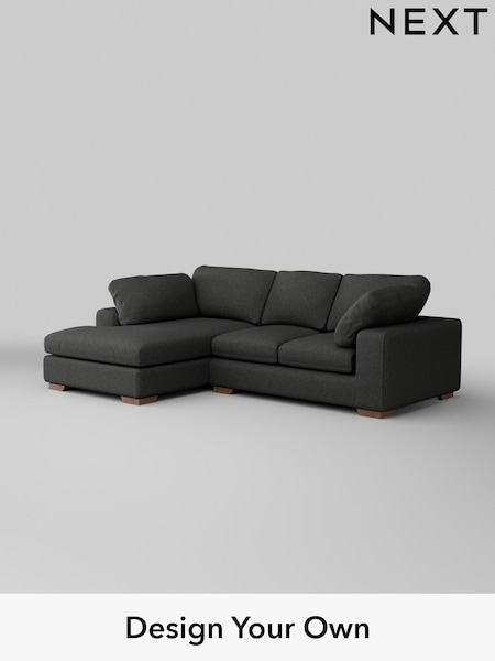 Tweedy Blend Easy Clean/Charcoal Grey N Premium The Snuggle Grand (W45026) | £2,550