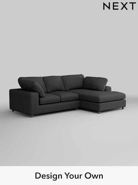 Tweedy Blend Easy Clean/Charcoal Grey N Premium The Snuggle Grand (W45026) | £2,550
