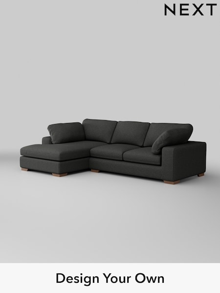 Tweedy Blend Easy Clean/Charcoal Grey N Premium The Snuggle Grand (W45026) | £2,650