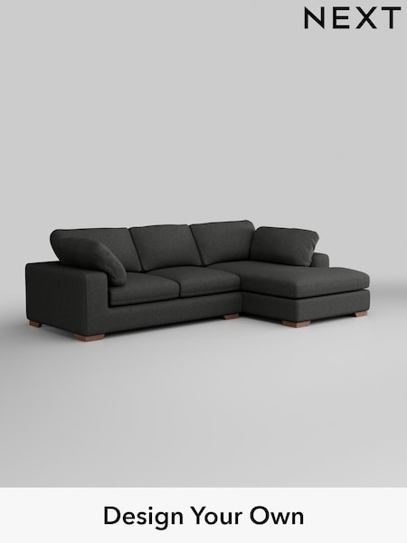 Tweedy Blend Easy Clean/Charcoal Grey N Premium The Snuggle Grand (W45026) | £2,650