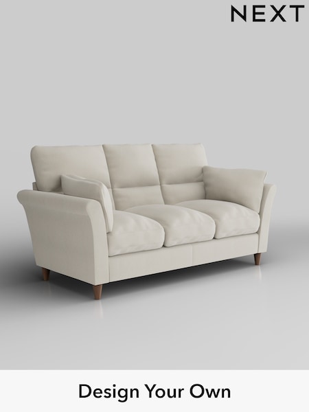 Relaxed Linen Look/Oyster Hartley Highback Relaxed Sit (W45031) | £1,325