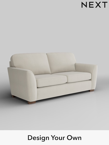 Relaxed Linen Look/Oyster Malvern (W45038) | £1,075
