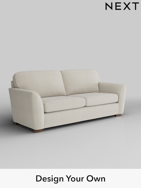 Relaxed Linen Look/Oyster Malvern (W45038) | £1,175