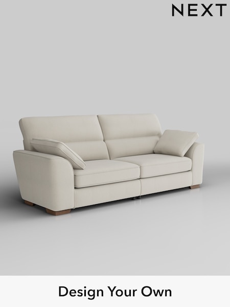 Relaxed Linen Look/Oyster Stamford Highback (W45040) | £1,399