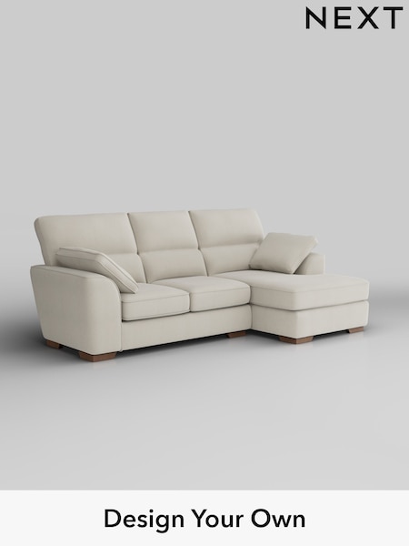 Relaxed Linen Look/Oyster Stamford Highback (W45040) | £1,875