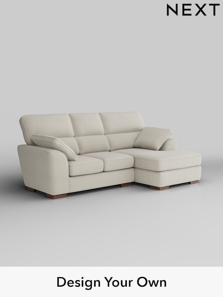Relaxed Linen Look/Oyster Stamford Highback (W45040) | £2,025