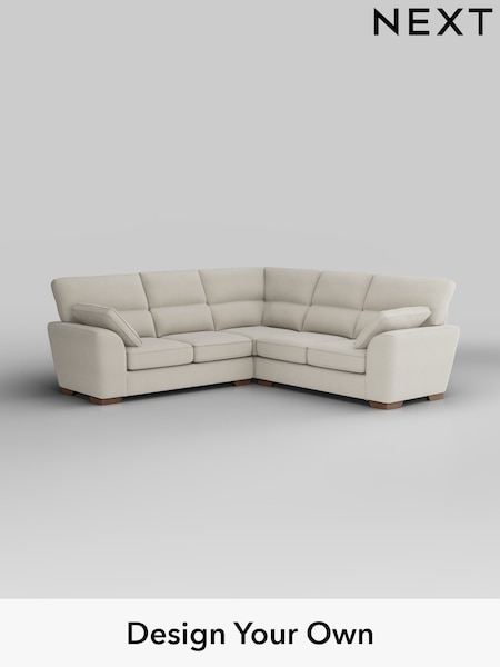 Relaxed Linen Look/Oyster Stamford Highback (W45040) | £2,425