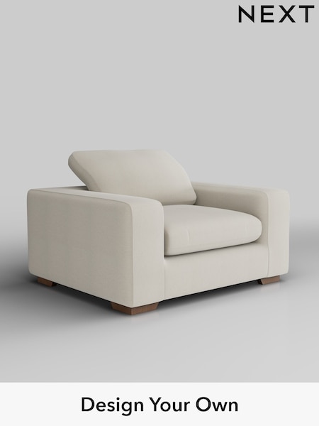Relaxed Linen Look/Oyster N Premium The Snuggle Grand (W45041) | £1,399