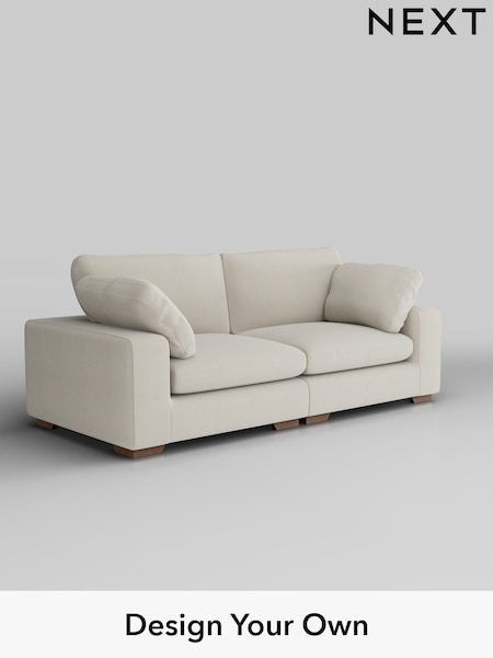 Relaxed Linen Look/Oyster N Premium The Snuggle Grand (W45041) | £1,899