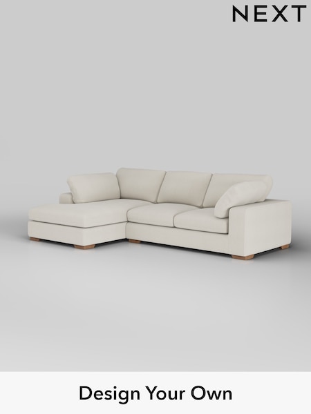 Relaxed Linen Look/Oyster N Premium The Snuggle Grand (W45041) | £2,750