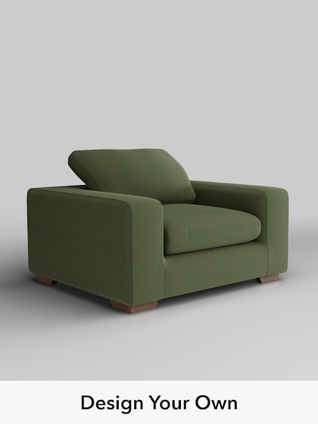 Ripple Chenille/Mid Moss Green N Premium The Snuggle Grand (W45057) | £1,399