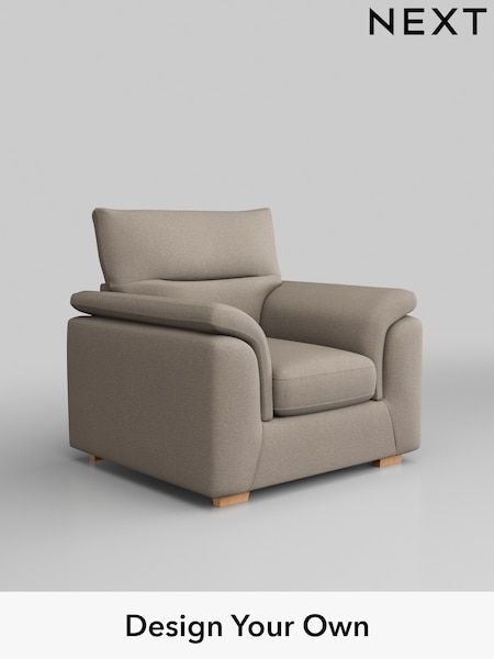 Studio Chenille/Mid Natural Hayden Highback (W45063) | £625