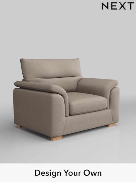 Studio Chenille/Mid Natural Hayden Highback (W45063) | £725