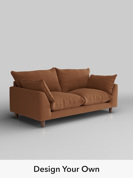 Ripple Chenille/Mid Rust Brown Noa Deep Relaxed Sit (W45066) | £1,175