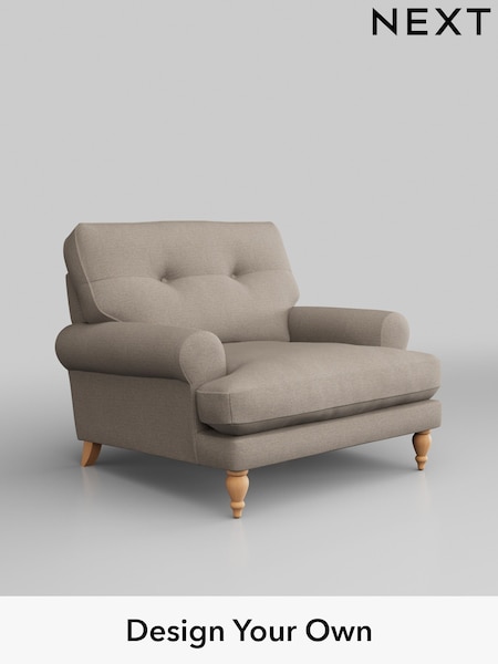 Studio Chenille/Mid Natural Erin Buttoned Back Deep Sit (W45068) | £750