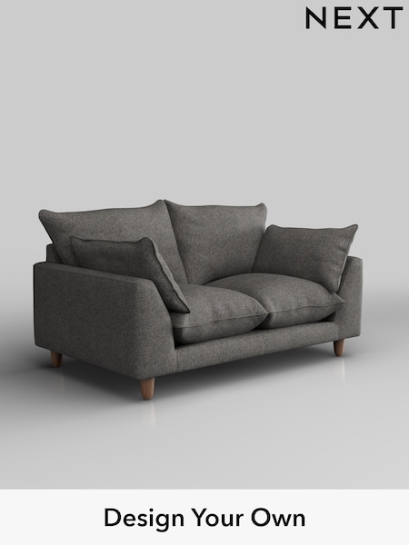 Tweedy Blend Easy Clean/Dark Grey Noa Deep Relaxed Sit (W45070) | £975