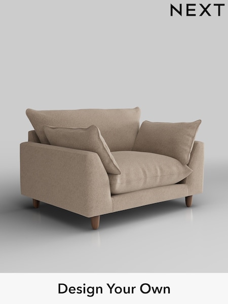 Tweedy Blend Easy Clean/Light Dove Natural Noa Deep Relaxed Sit (W45076) | £875