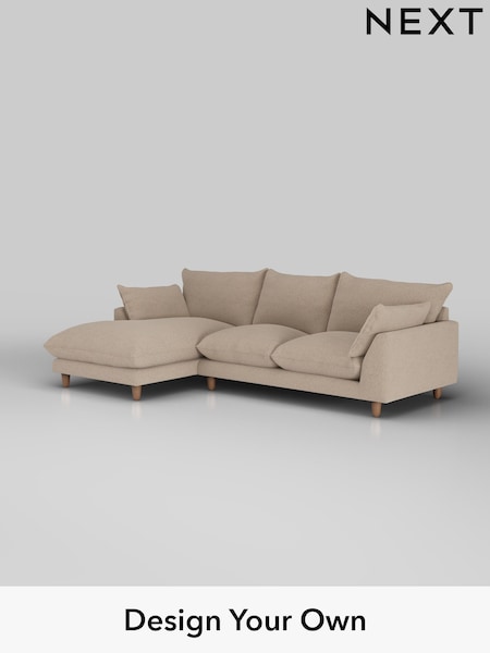 Tweedy Blend Easy Clean/Light Dove Natural Noa Deep Relaxed Sit (W45076) | £1,775