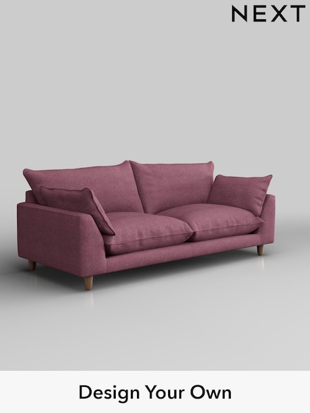 Tweedy Blend Easy Clean/Mid Mulberry Purple Noa Deep Relaxed Sit (W45077) | £1,175