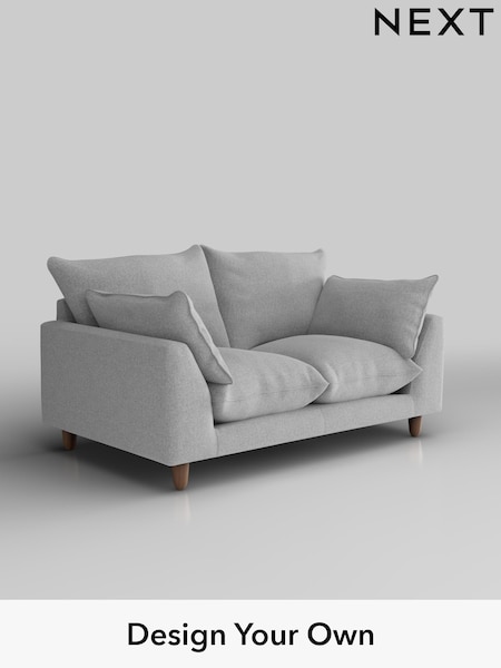 Tweedy Blend Easy Clean/Light Silver Grey Noa Deep Relaxed Sit (W45078) | £975