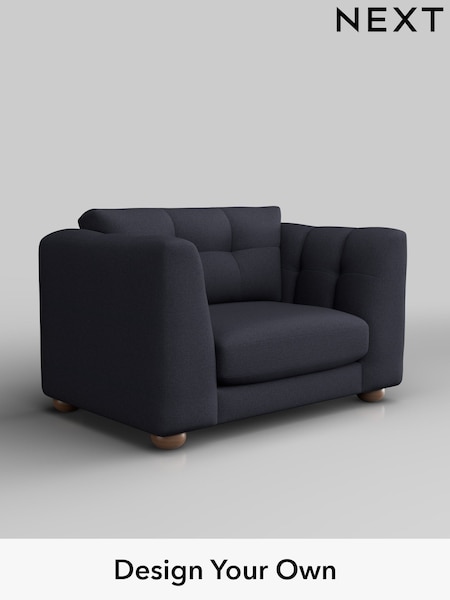 Tweedy Blend Easy Clean/Dark Slate Blue Jasmine (W45080) | £1,075