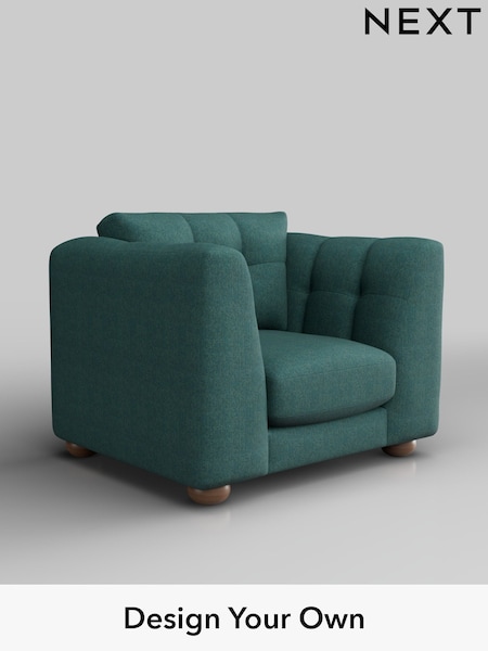 Tweedy Chenille/Dark Teal Green Jasmine (W45084) | £975