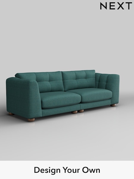 Tweedy Chenille/Dark Teal Green Jasmine (W45084) | £1,475