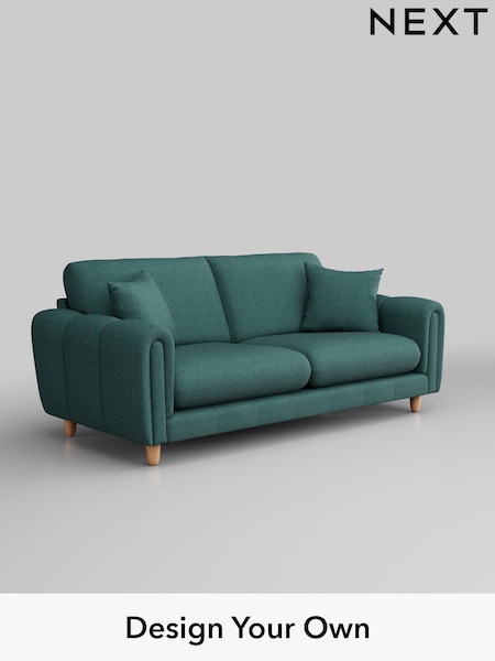 Tweedy Chenille/Dark Teal Green Odella (W45088) | £1,275