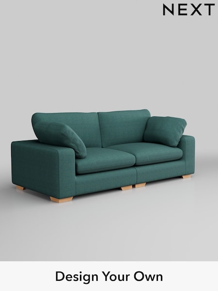 Tweedy Chenille/Dark Teal Green N Premium The Snuggle Grand (W45089) | £1,799