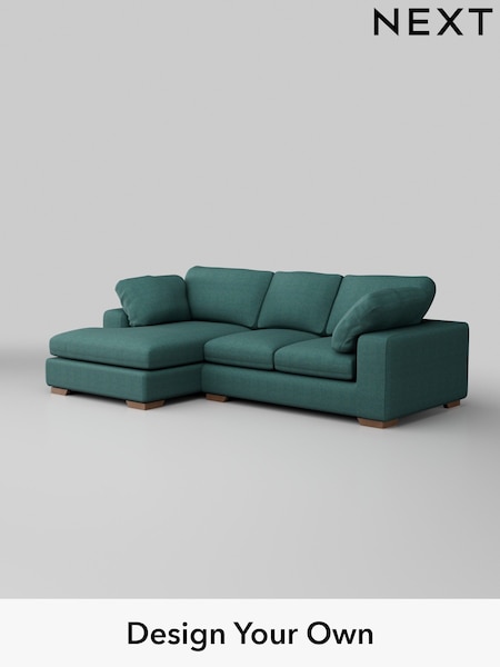 Tweedy Chenille/Dark Teal Green N Premium The Snuggle Grand (W45089) | £2,475