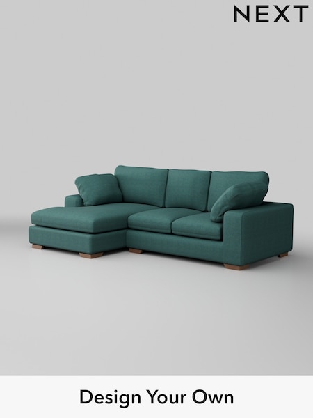 Tweedy Chenille/Dark Teal Green N Premium The Snuggle Grand (W45089) | £2,575