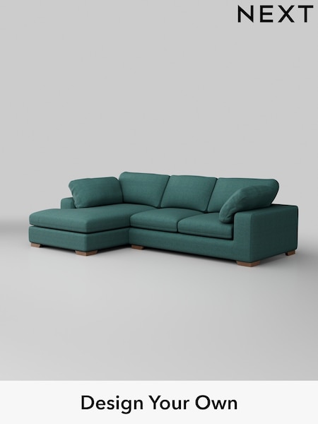 Tweedy Chenille/Dark Teal Green N Premium The Snuggle Grand (W45089) | £2,650