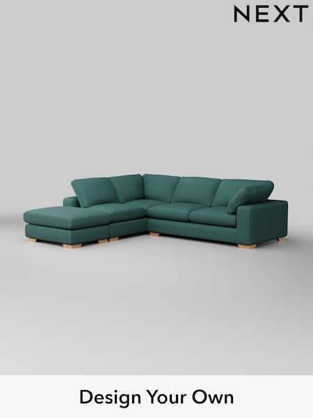 Tweedy Chenille/Dark Teal Green N Premium The Snuggle Grand (W45089) | £3,399