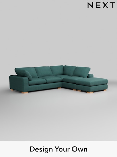 Tweedy Chenille/Dark Teal Green N Premium The Snuggle Grand (W45089) | £3,399