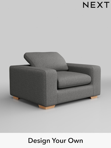 Tweedy Chenille/Dark Grey N Premium The Snuggle Grand (W45091) | £1,299