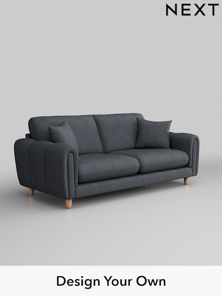 Tweedy Chenille/Navy Blue Odella (W45095) | £1,275