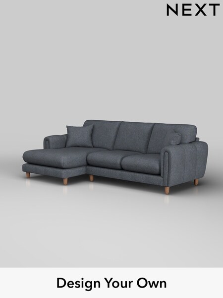 Tweedy Chenille/Navy Blue Odella (W45095) | £1,850