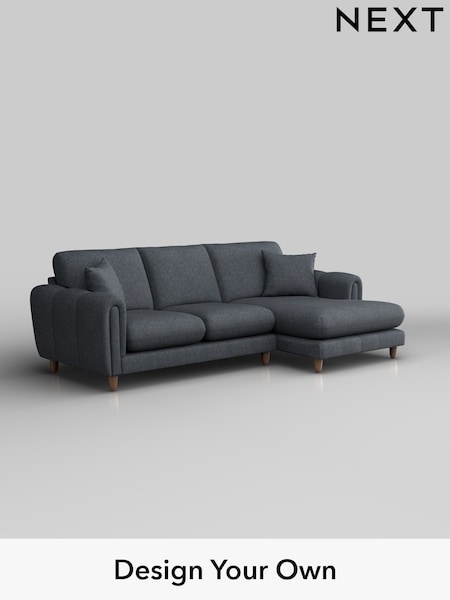 Tweedy Chenille/Navy Blue Odella (W45095) | £1,850