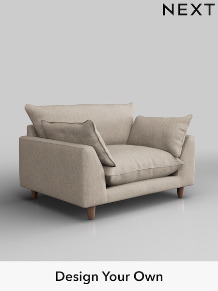 Tweedy Chenille/Mid Natural Noa Deep Relaxed Sit (W45096) | £875