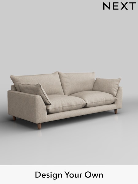 Tweedy Chenille/Mid Natural Noa Deep Relaxed Sit (W45096) | £1,175