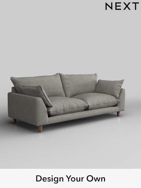 Tweedy Chenille/Mid Grey Noa Deep Relaxed Sit (W45097) | £1,175