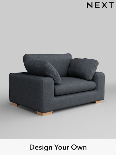 Tweedy Chenille/Navy Blue N Premium The Snuggle Grand (W45098) | £1,499