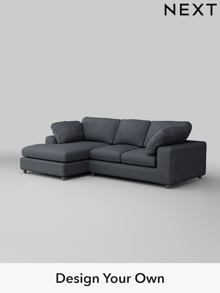 Tweedy Chenille/Navy Blue N Premium The Snuggle Grand (W45098) | £2,475