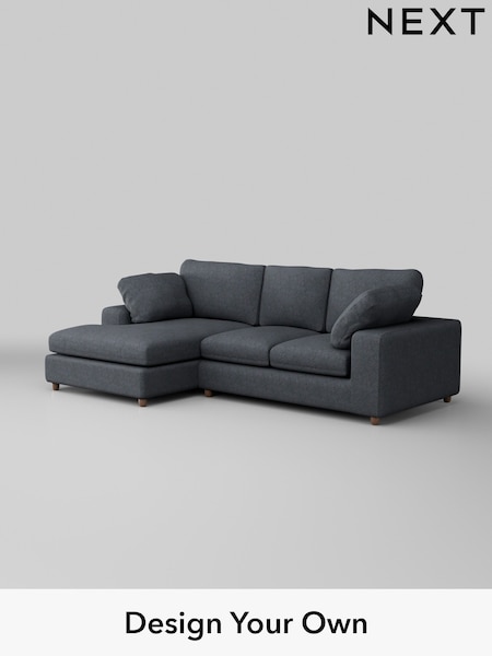 Tweedy Chenille/Navy Blue N Premium The Snuggle Grand (W45098) | £2,575