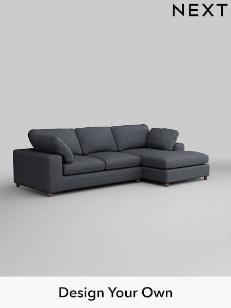 Tweedy Chenille/Navy Blue N Premium The Snuggle Grand (W45098) | £2,575
