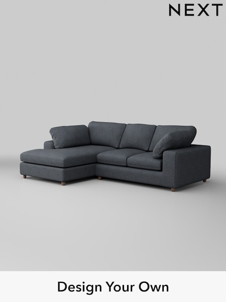 Tweedy Chenille/Navy Blue N Premium The Snuggle Grand (W45098) | £2,550