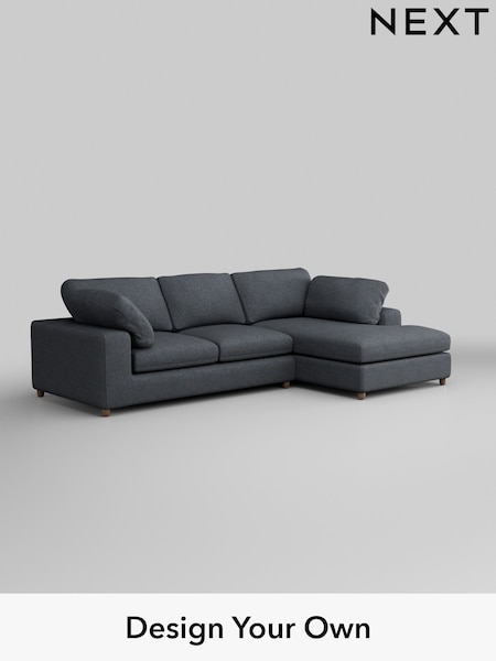Tweedy Chenille/Navy Blue N Premium The Snuggle Grand (W45098) | £2,650
